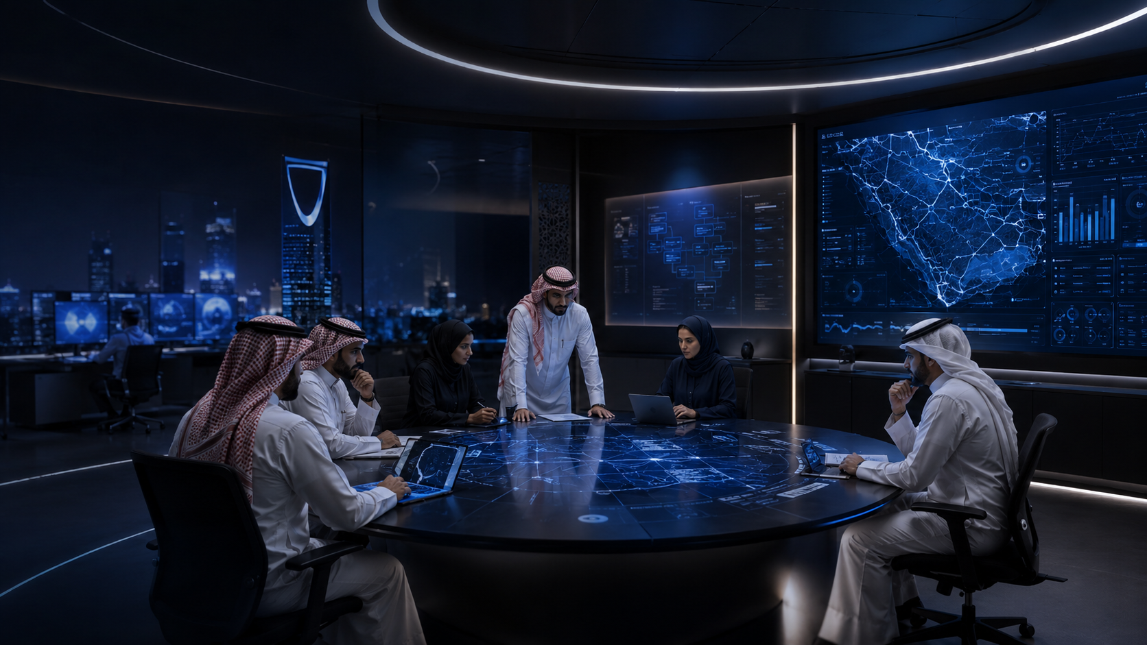قاعة إحاطة تشغيلية استراتيجية